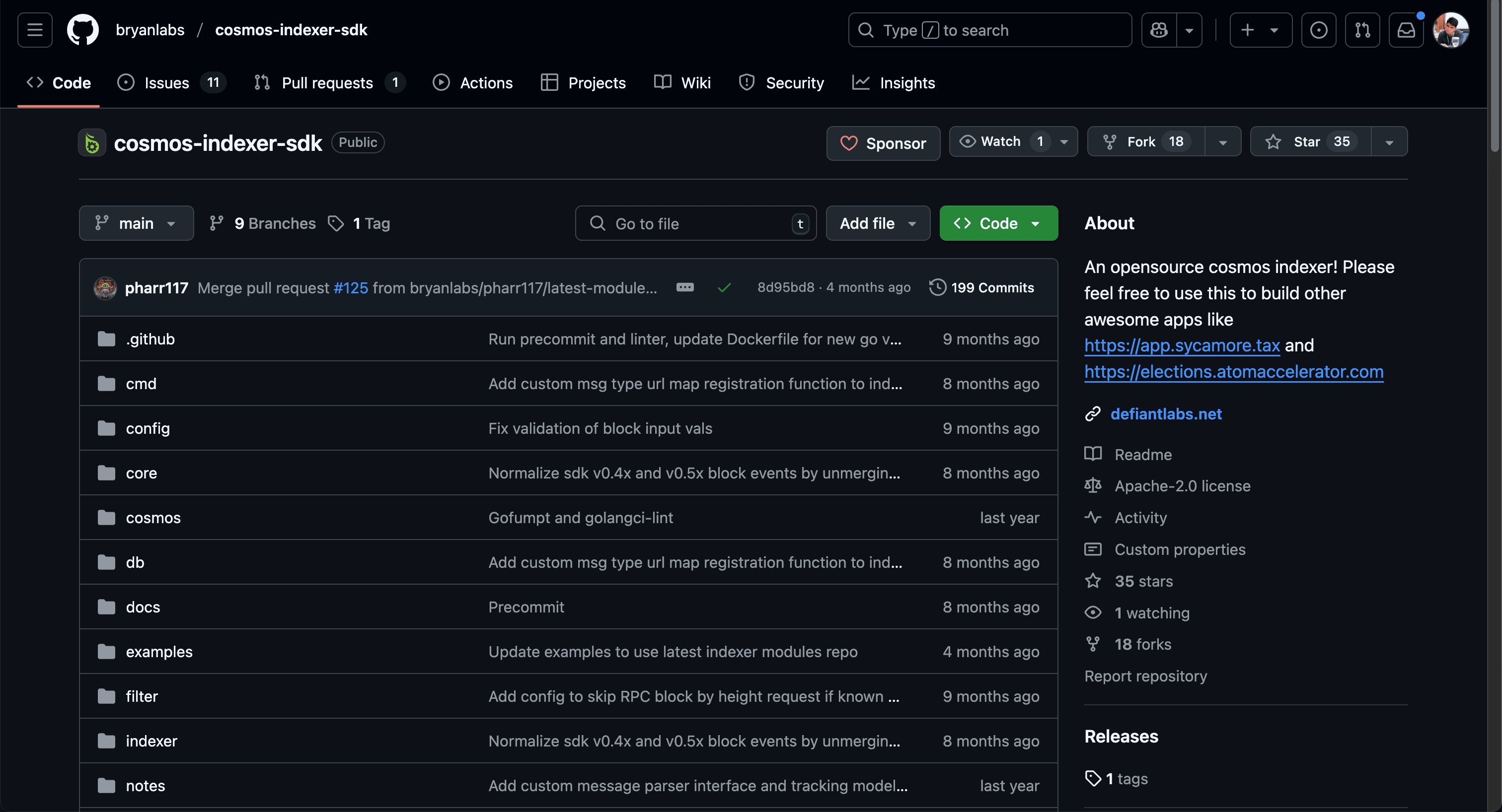 🗂️ Cosmos Indexer SDK